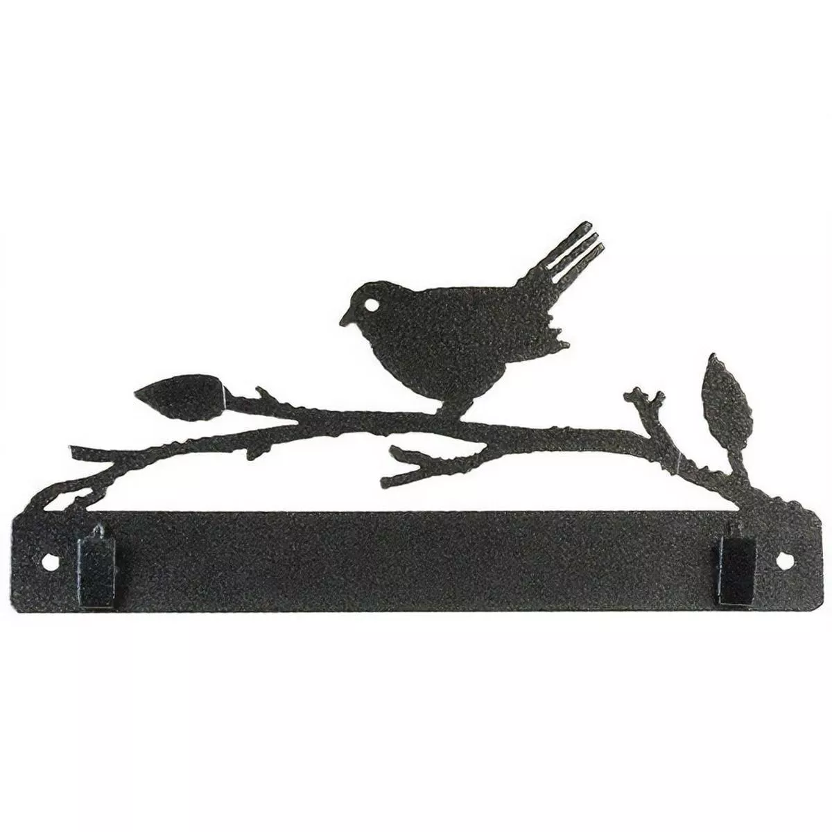 10in Bird On Branch With Clips