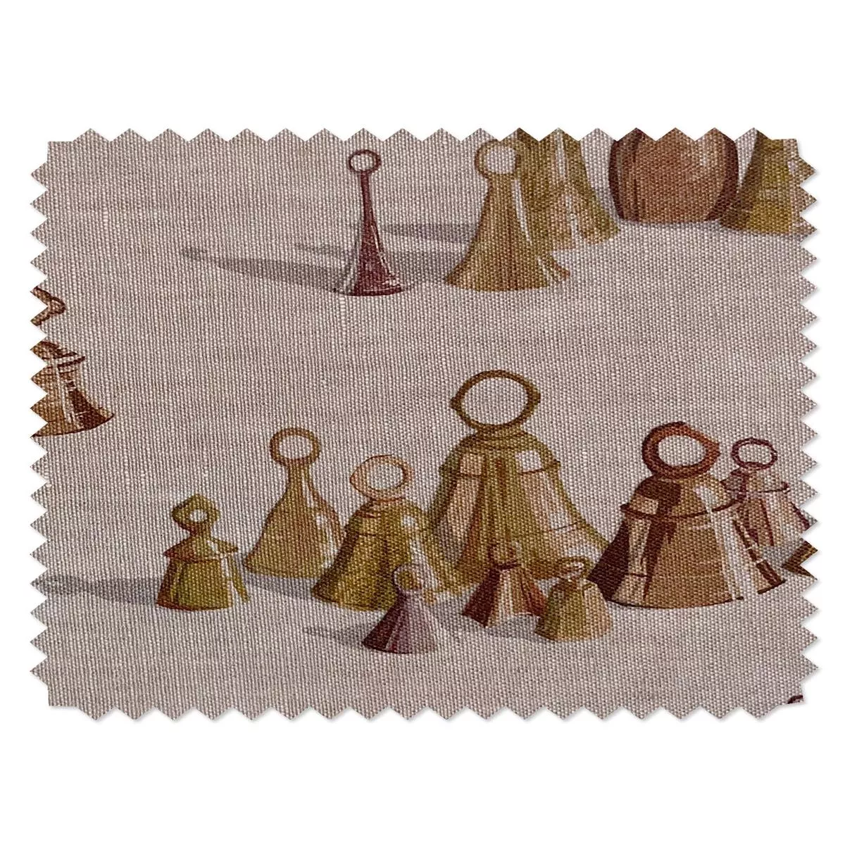 all-bells-flax-linen-fabric-by-sarah-jessica-parker-neutral ‘All the Bells’ Flax Linen Fabric by Sarah Jessica Parker – Neutral