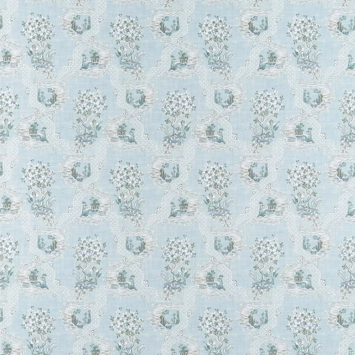 Anna French Antoinette Blue Fabric
