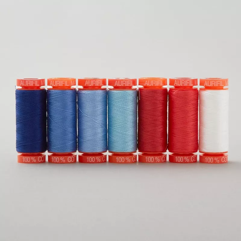 aurifil-50-wt-oh-say-can-you-sew-thread-collection AURIfil 50 WT Oh Say Can You Sew Thread Collection