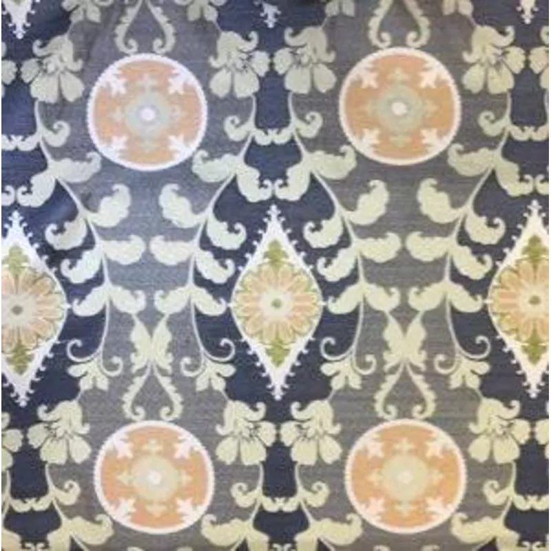 Avant Garde Indigo Decorator Fabric by Gum Tree