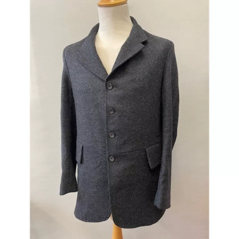 black-grey-fleck-late-victorian-coat-ja1880-165 Black/Grey Fleck Late Victorian Coat (JA1880-165)