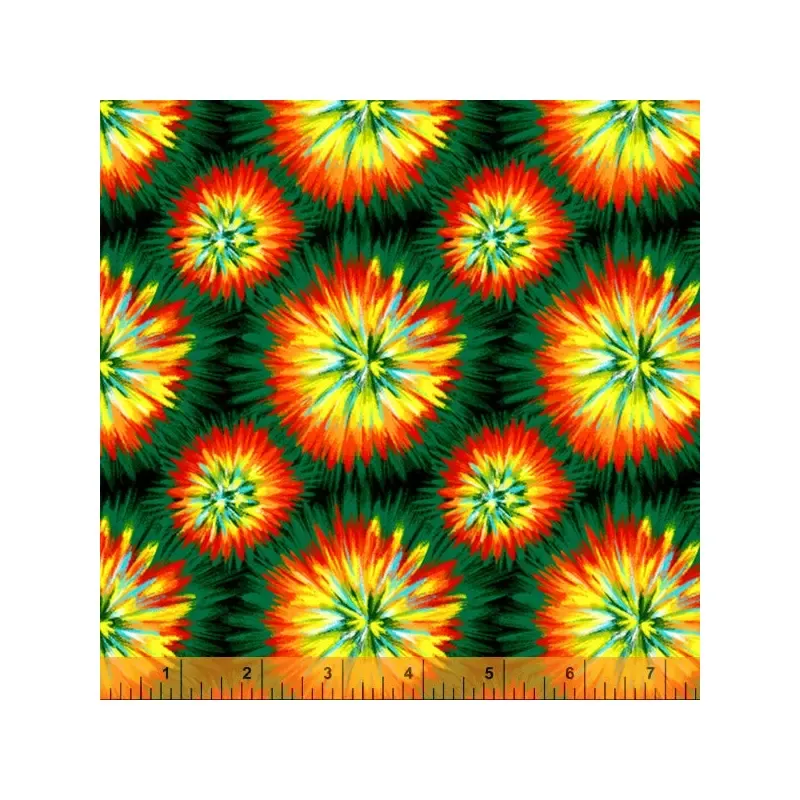 Blend Whistler Studios 52641-1 Black Tie Dye Cotton