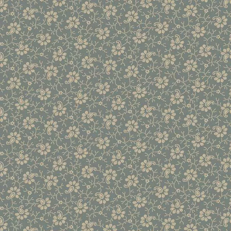 Bluebird Manor – Paisley Flower Blue