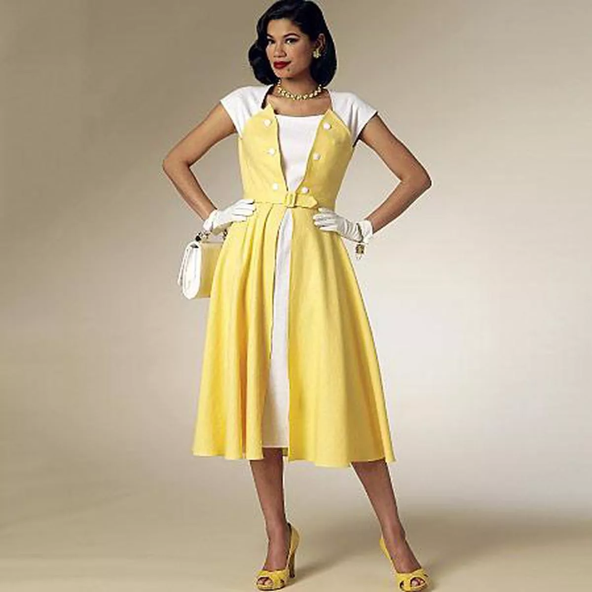 butterick-pattern-b6211-misses-dress-belt Butterick Pattern B6211 Misses Dress & Belt