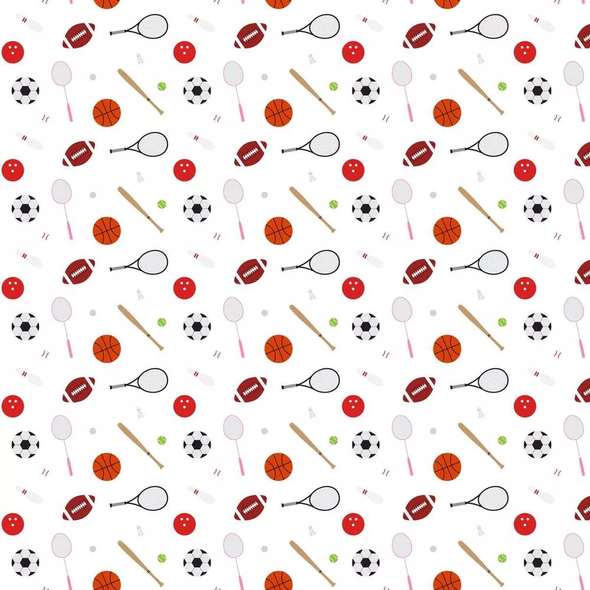 cartoon-sports-equipment-fabric Cartoon Sports Equipment Fabric