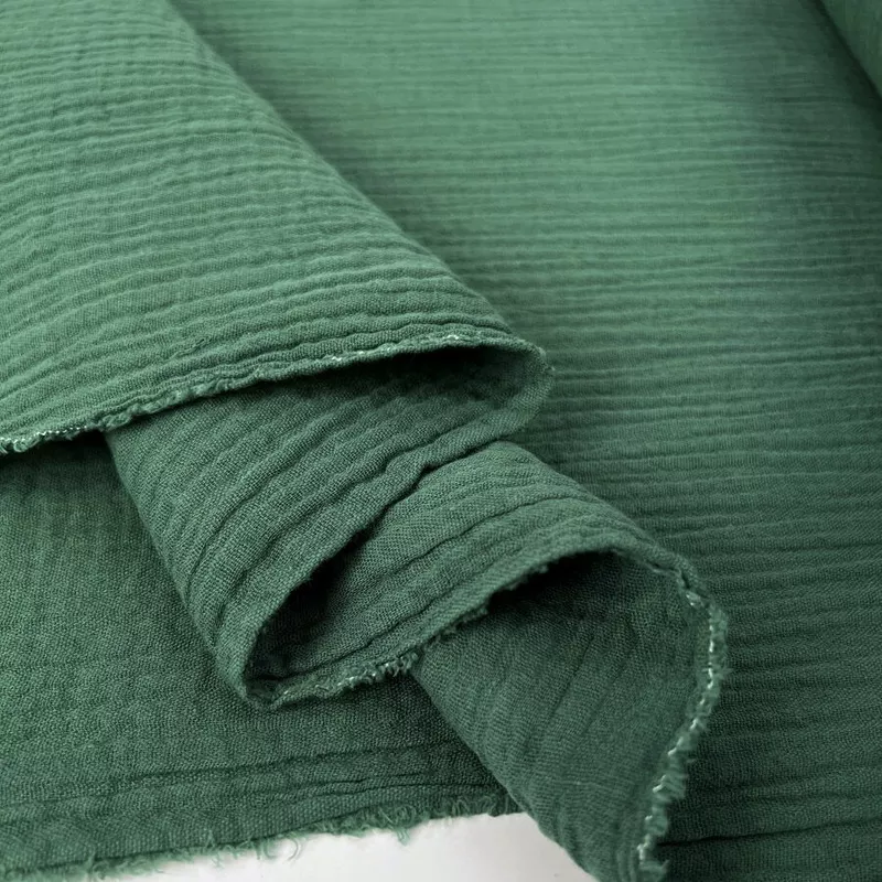 double-gauze-pine-green Double Gauze – Pine Green
