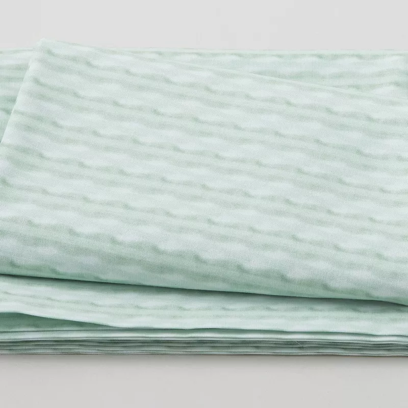 Enchantment – Wavy Stripe Green 3 Yard Cut