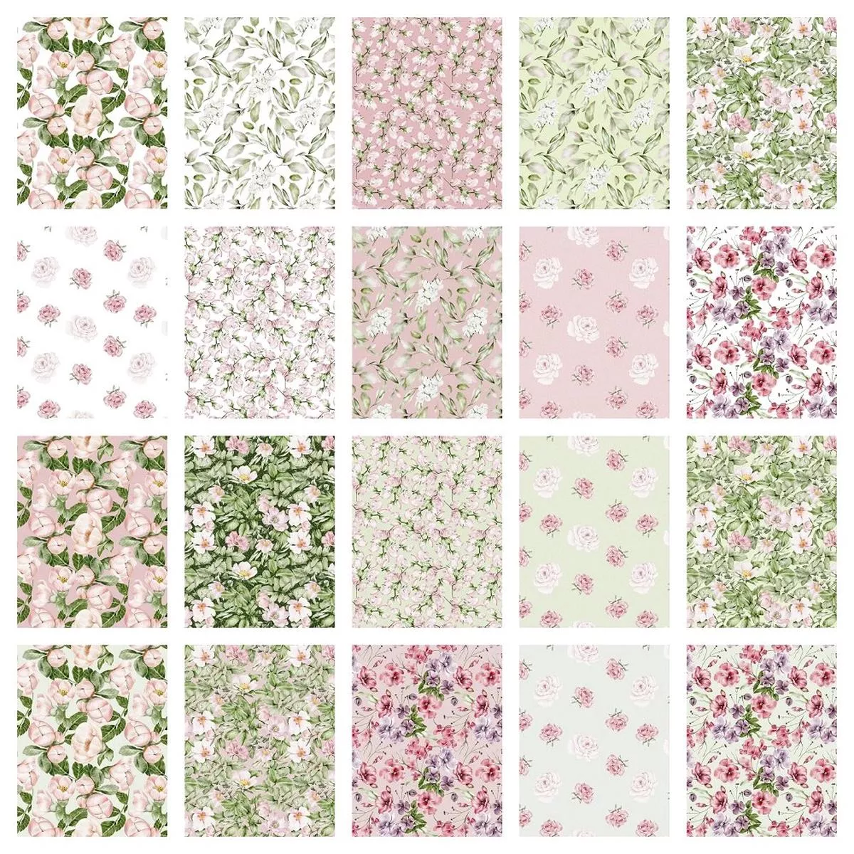 English Garden Charm Pack – 20 Pieces