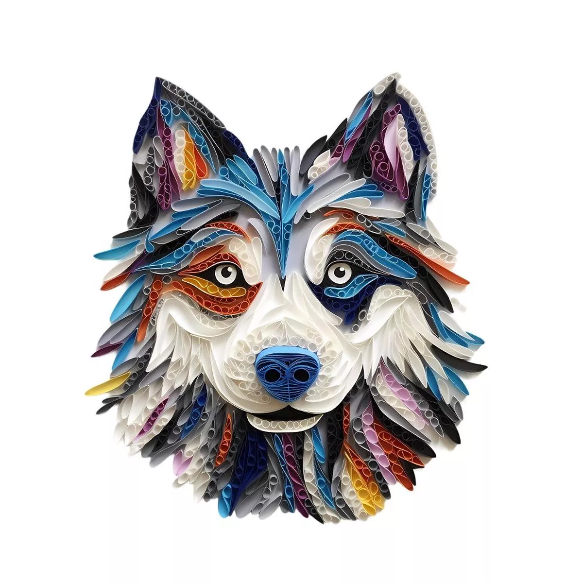 floral-dogs-1-fabric-panel Floral Dogs #1 Fabric Panel