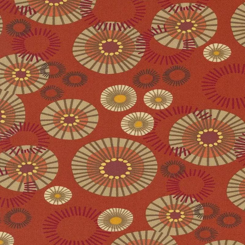 Forest Frolic Mod Starburst By Robin Pickens For Moda Copper