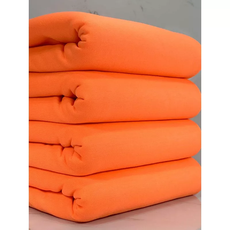 french-terry-brushed-neon-orange (FRENCH TERRY BRUSHED) NEON ORANGE