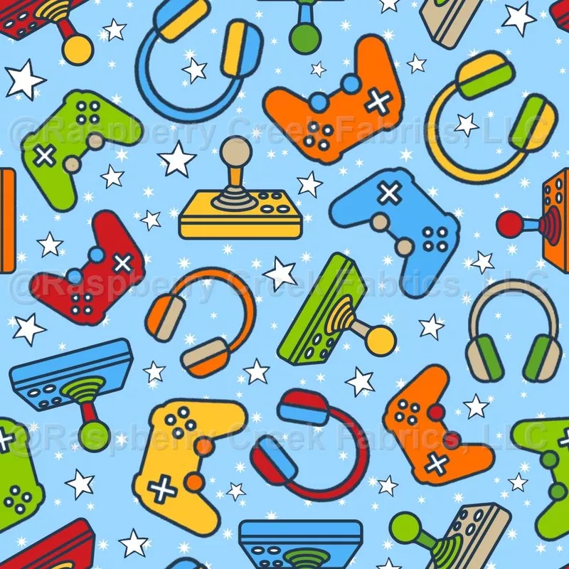 Gamer in Blue