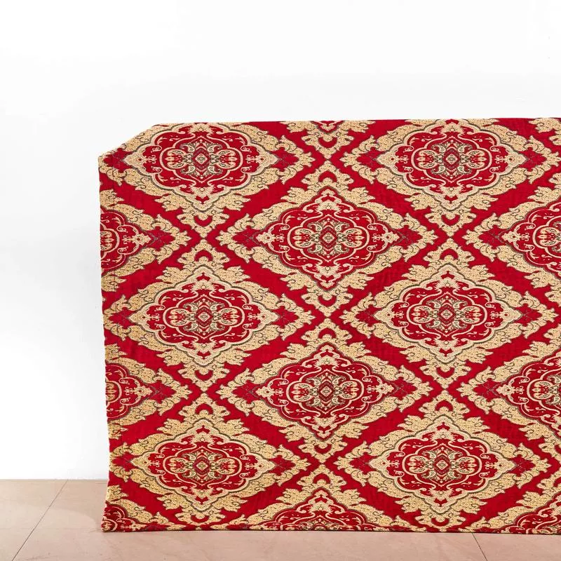glorious-scarlet-fabric-by-metre-beige-brown-red ‘Glorious Scarlet’ Fabric by the Metre (Beige/ Brown/ Red)