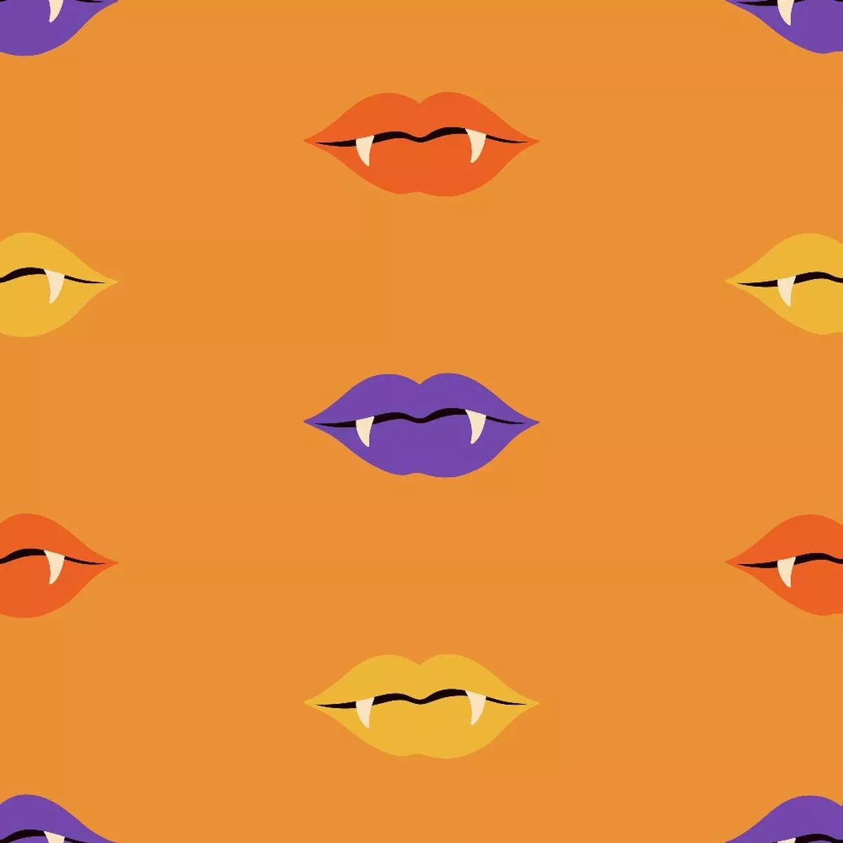 Halloween City Pattern 3 Quilting Cotton Fabric