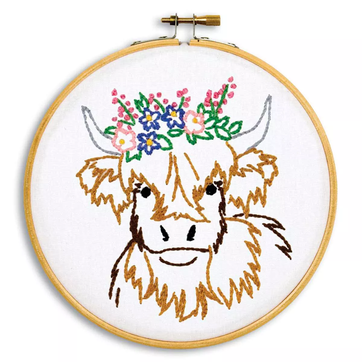 Highland Cow Hoop Kit 4096-973