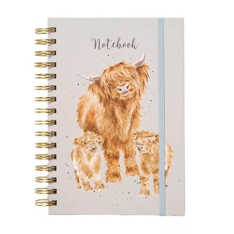 Highland Cow Spiral Bound Journal HB028