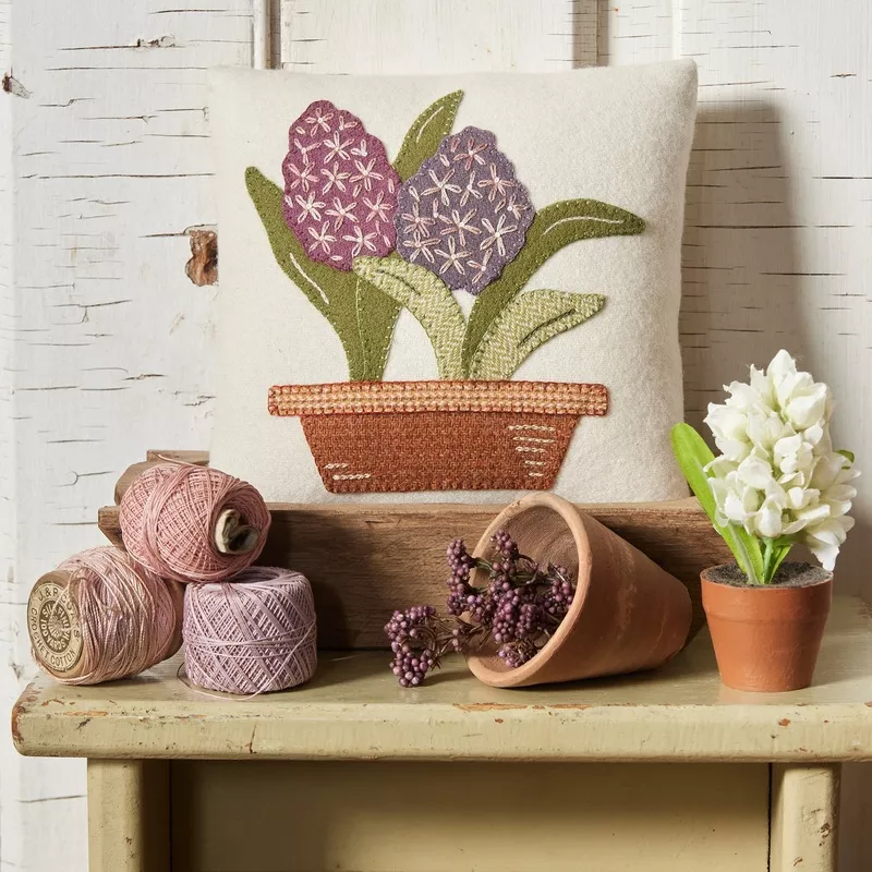 Hyacinth Pillow