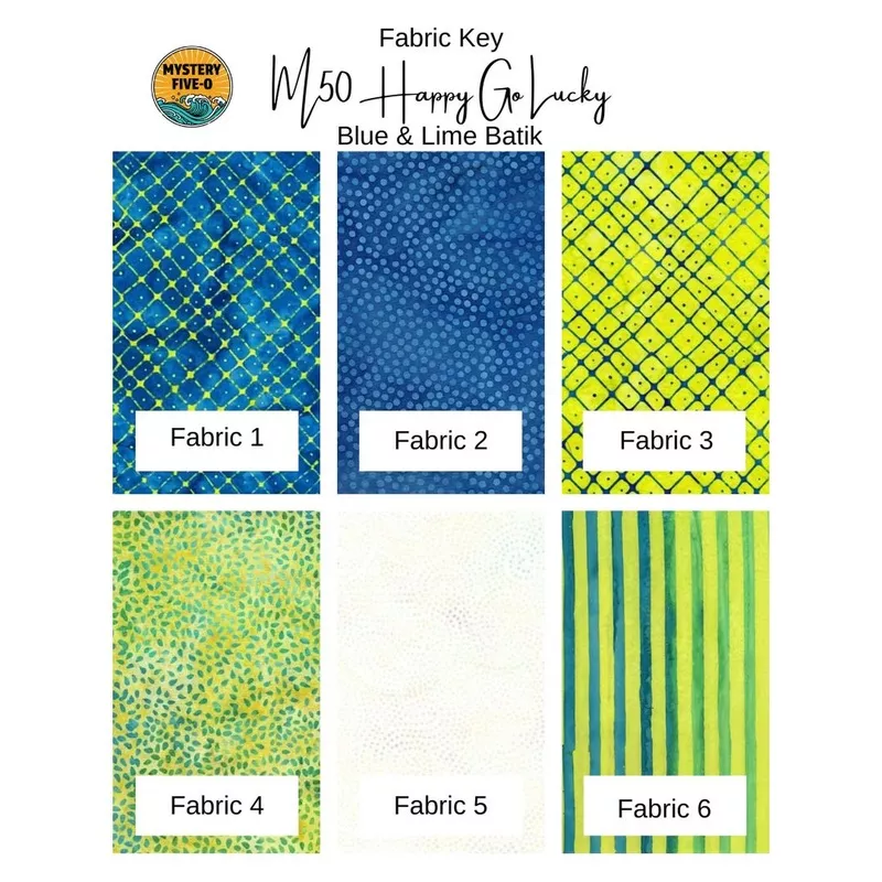 kit-m50-happy-go-lucky-blue-lime-batik Kit: M50 Happy Go Lucky | Blue & Lime Batik