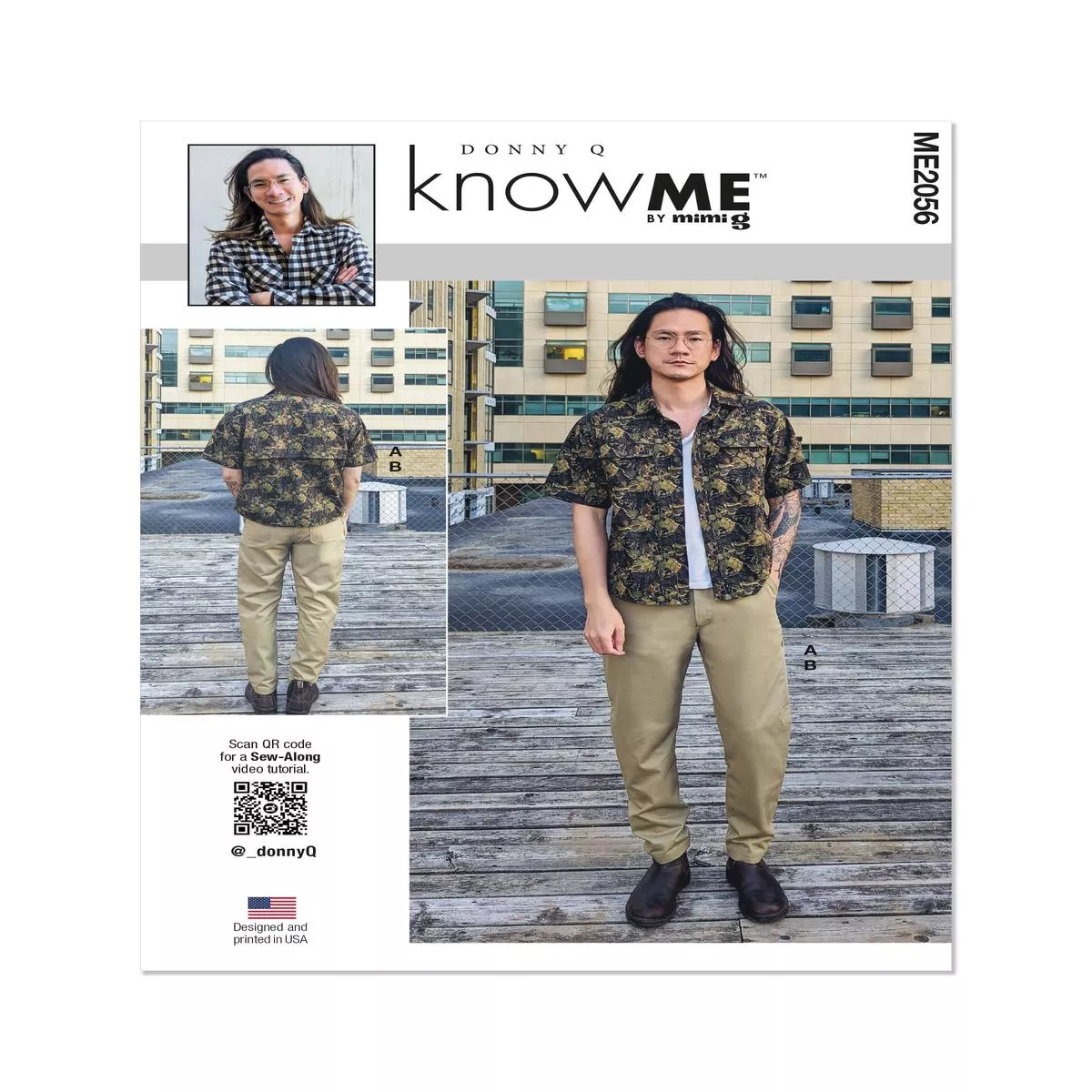 KnowMe Pattern Me2056 Men’s Shirt and Pants