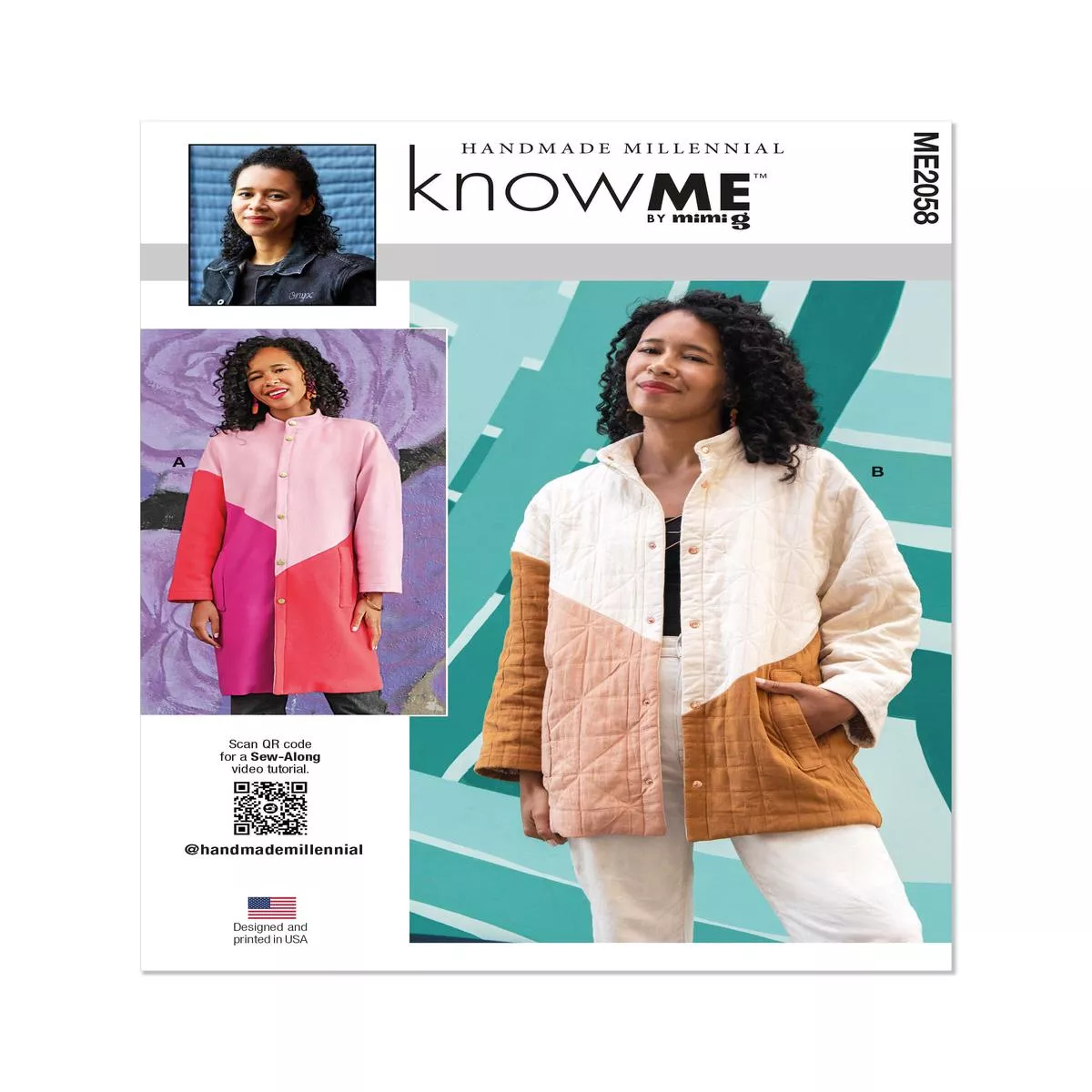 knowme-pattern-me2058-misses-jacket-coat KnowMe Pattern Me2058 Misses’ Jacket Coat