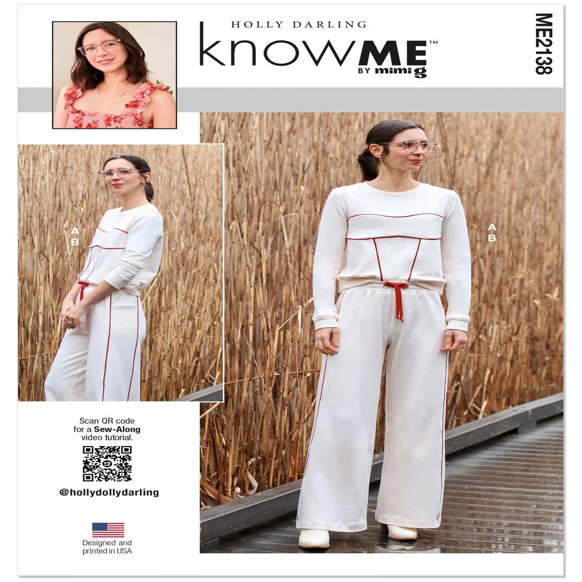 knowme-pattern-me2138-misses-sweatsuit-top-pants KnowMe Pattern Me2138 Misses’ Sweatsuit Top and Pants