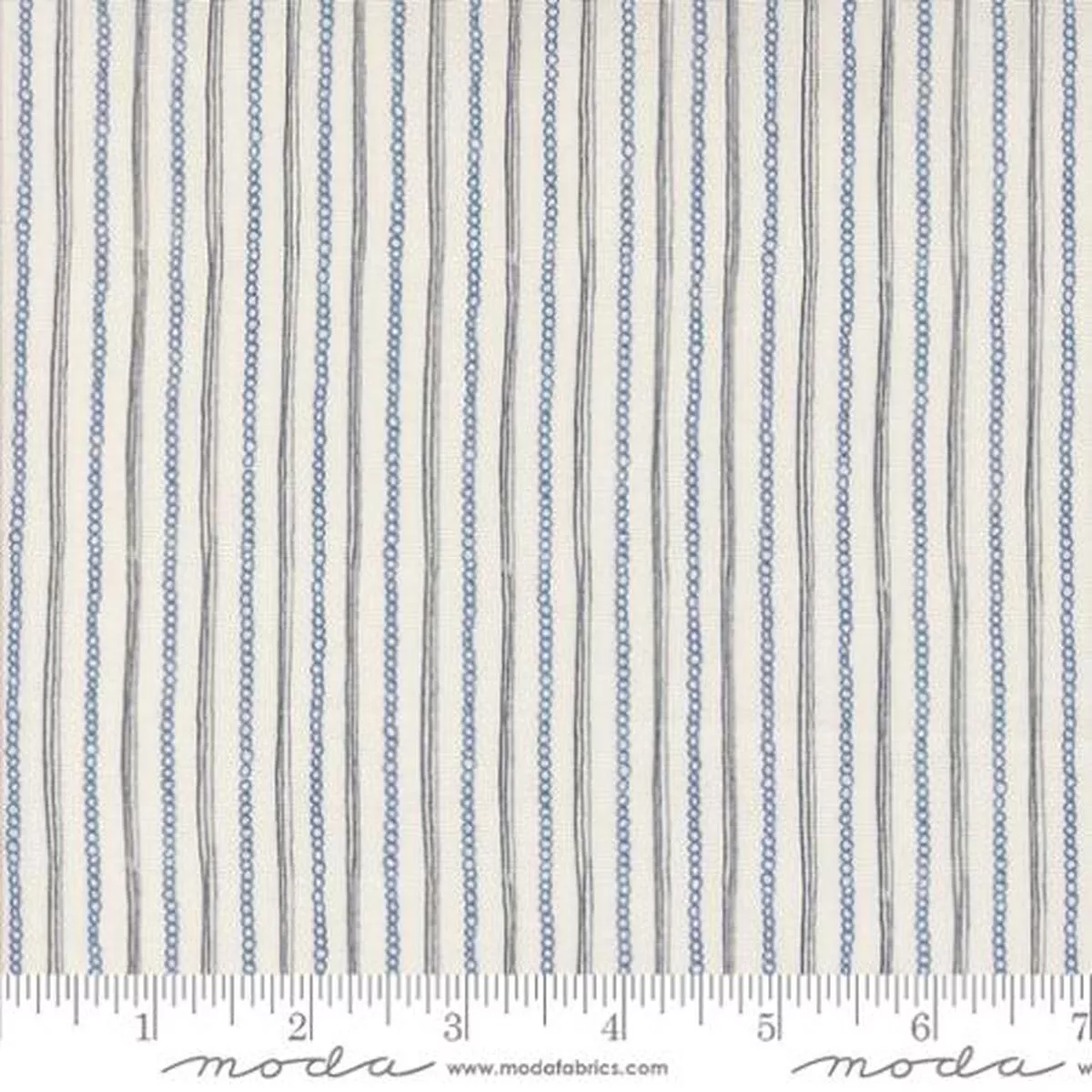 Larking Collection Stripes Cotton Fabric 24634