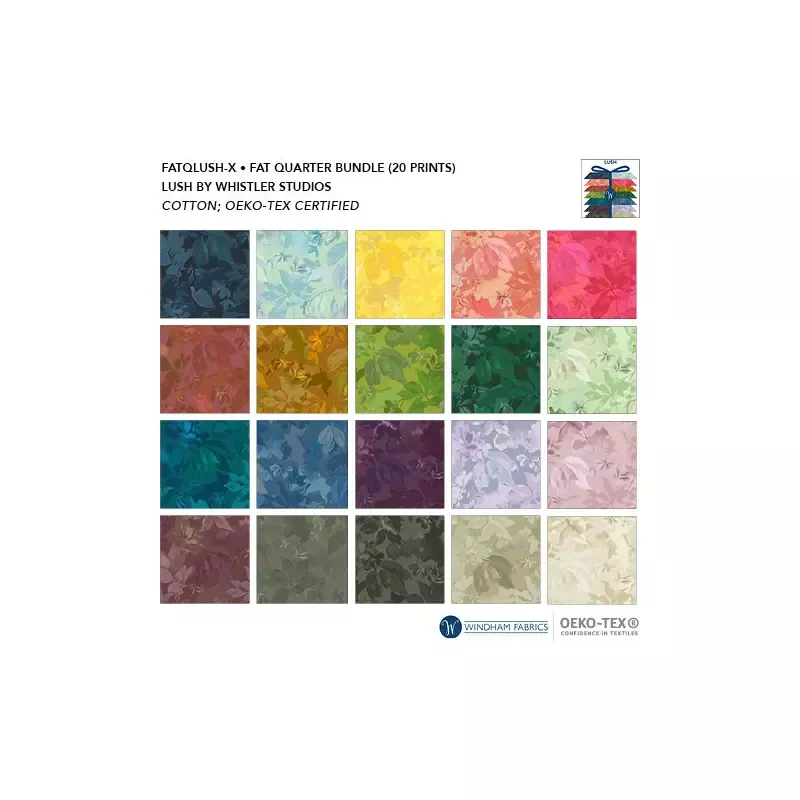 lush-whistler-studios-fatqlush-x-multi-fat-quarter-bundle-high-density-cotton Lush Whistler Studios FATQLUSH-X Multi Fat Quarter Bundle High Density Cotton