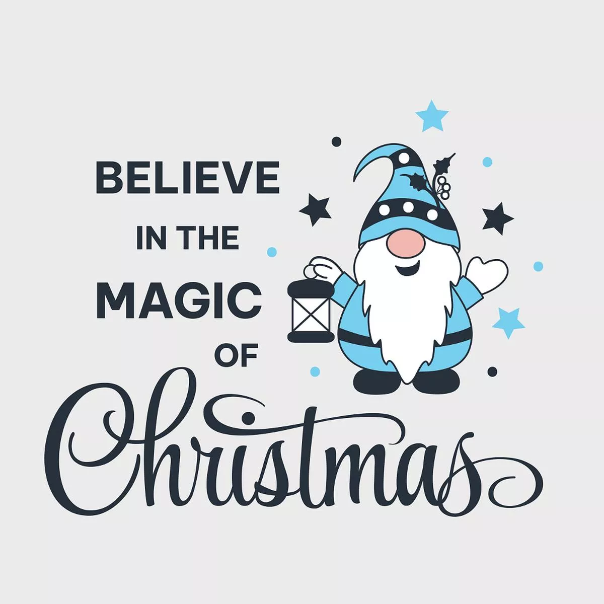 magic-christmas-gnome-fabric-panel Magic Of Christmas Gnome Fabric Panel