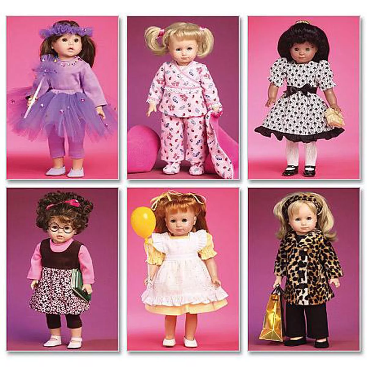 McCall’s Pattern M6005 Clothes and Accessories for 18″ Doll