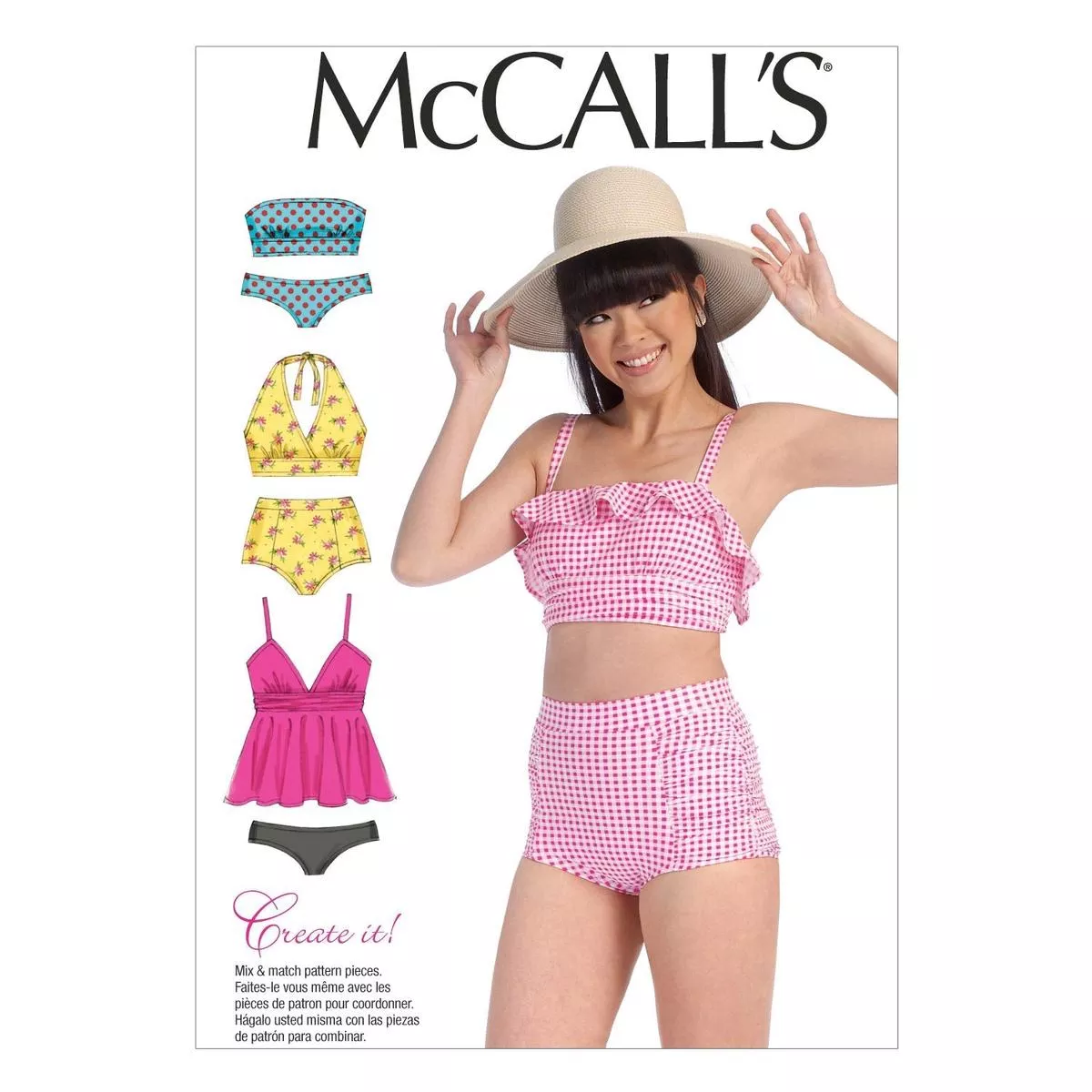 mccall-s-pattern-m7168-misses-swimsuits McCall’s Pattern M7168 Misses’ Swimsuits