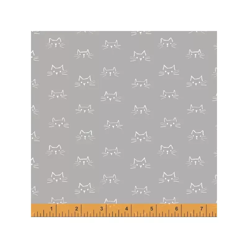 Mod Cats Whistler Studios 52607-2 Cotton