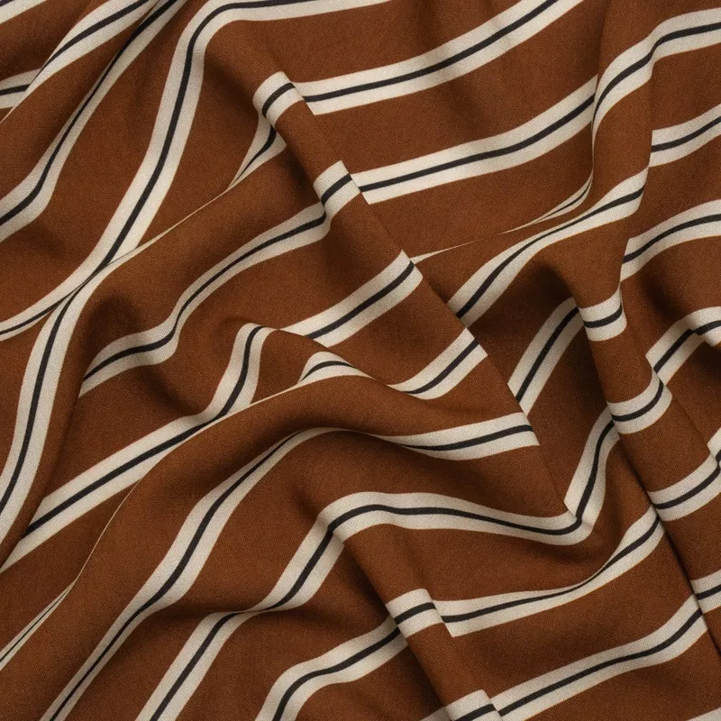 mood-exclusive-brown-stripe-down-viscose-woven Mood Exclusive Brown Stripe Down Viscose Woven