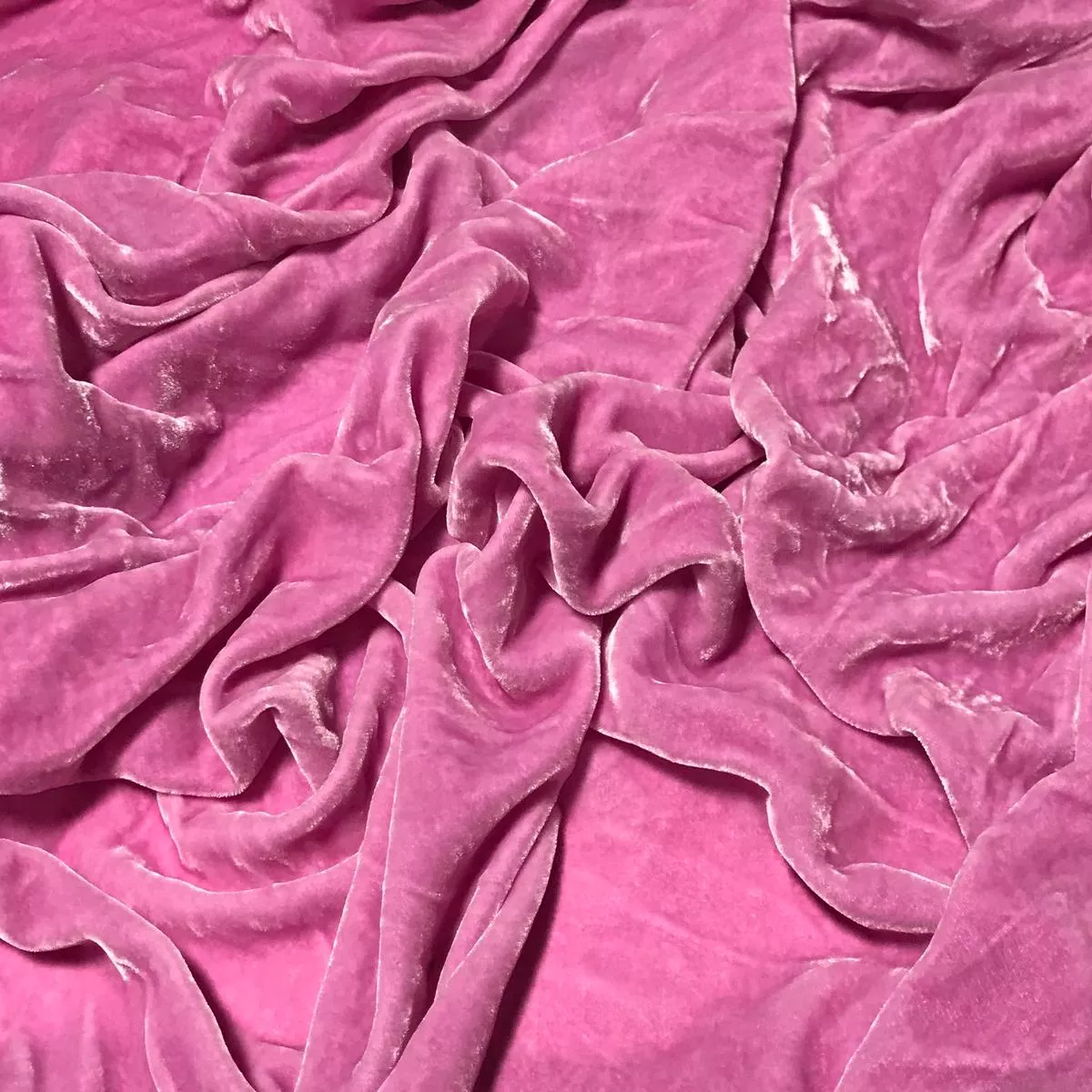 Peony – Hand Dyed Silk Velvet