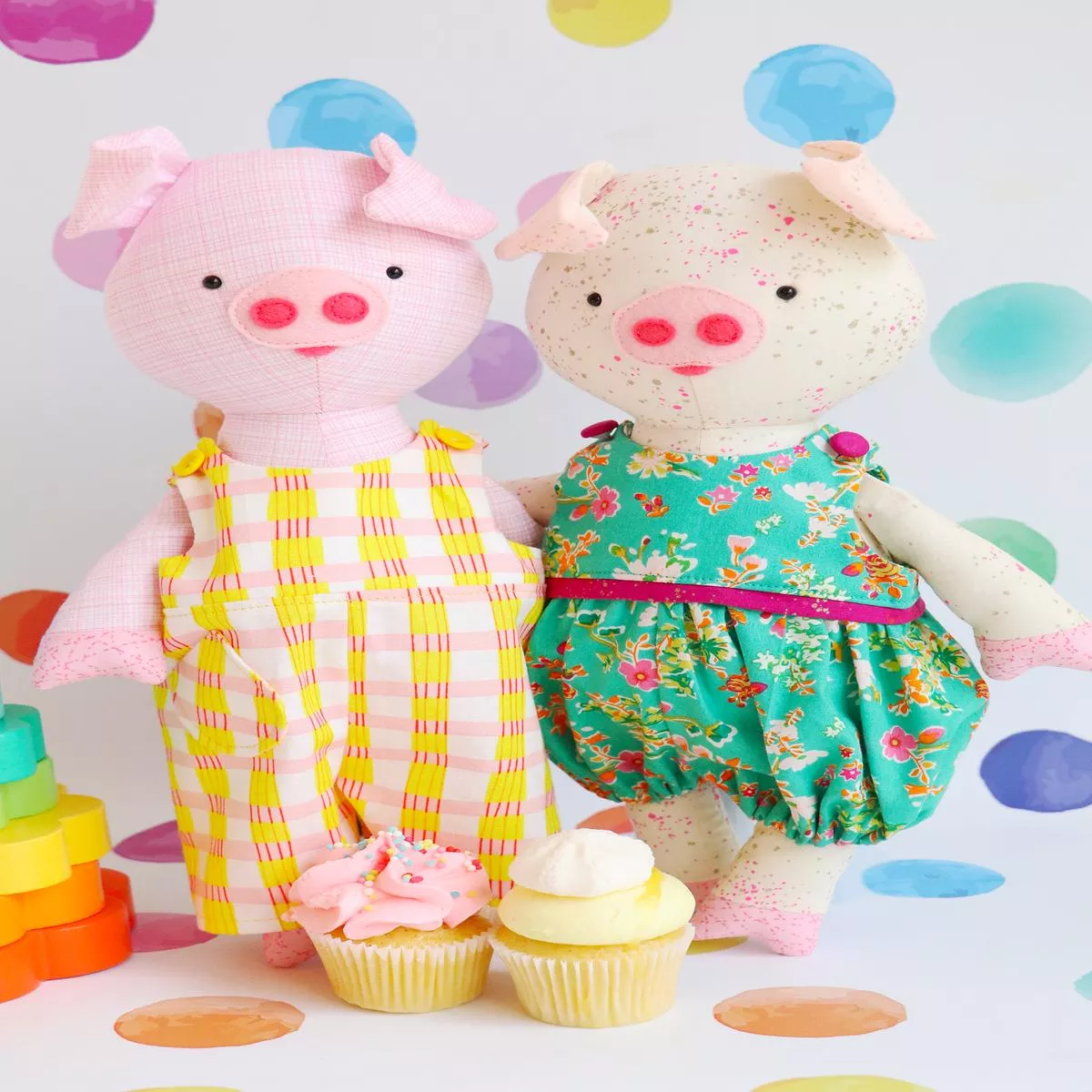Pig Sewing pattern: This Little Piggy PDF Sewing Pattern