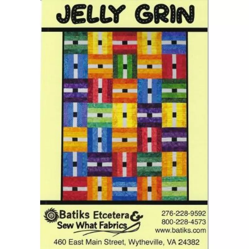 Rainbow Jelly Grin Pattern – Villa Rosa Designs