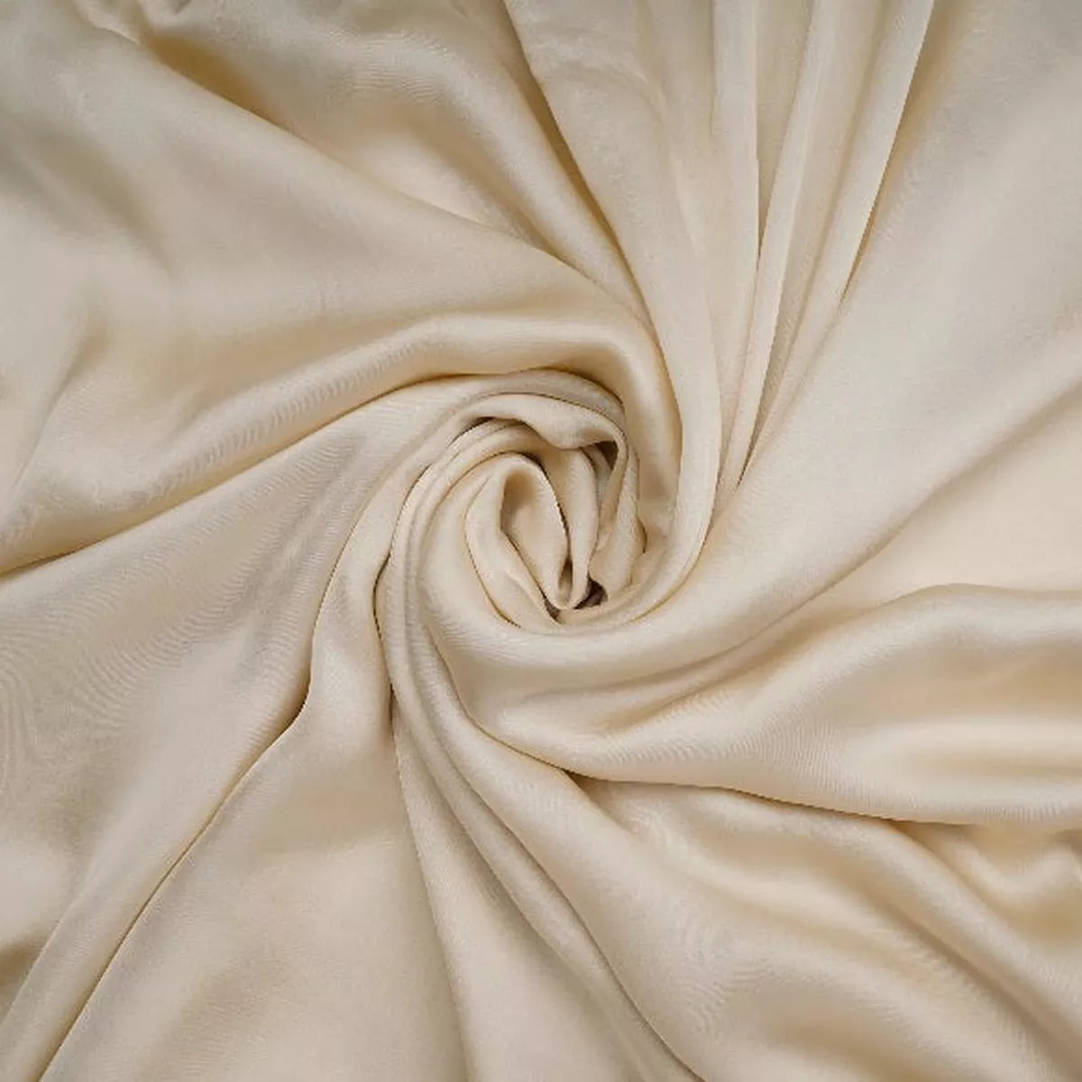 Satin Fabric in Cream|All About Fabrics