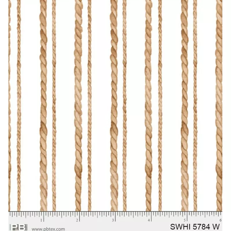 Sea Whispers – Nautical Rope White