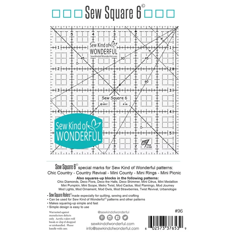 sew-square-6-ruler Sew Square 6 Ruler