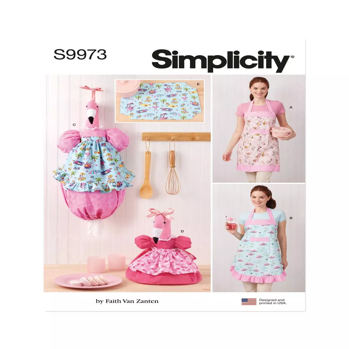 simplicity-pattern-9973-aprons-kitchen-dcor Simplicity Pattern 9973 Aprons and Kitchen Dcor