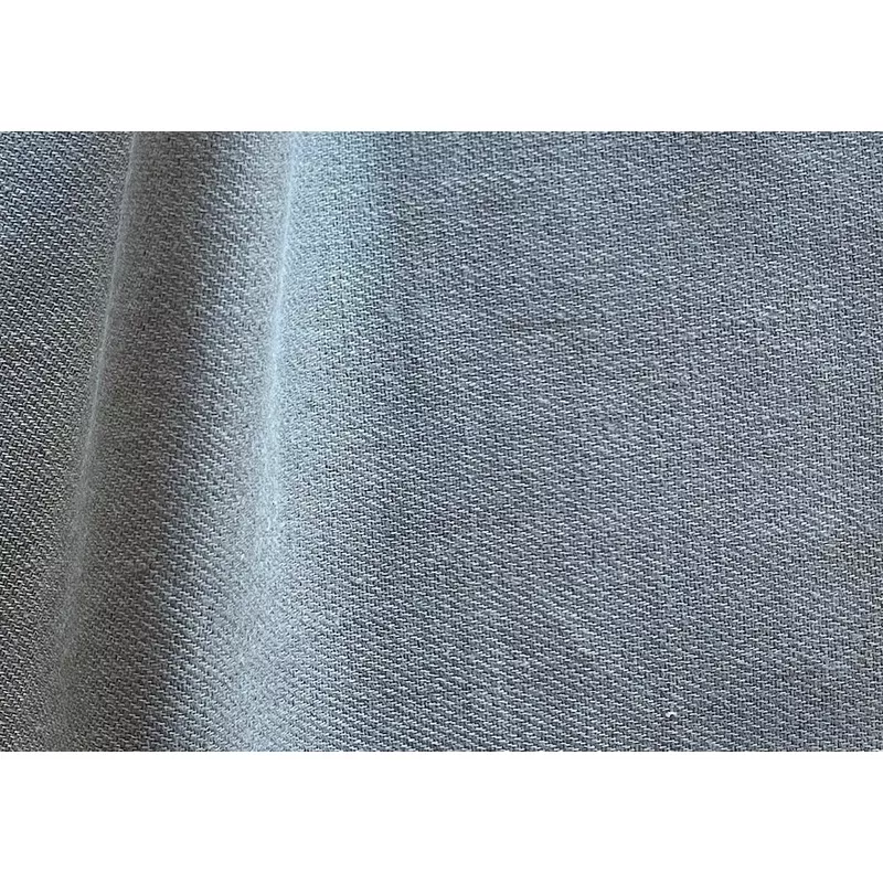 Spring Morning Fog Grey Linen Twill