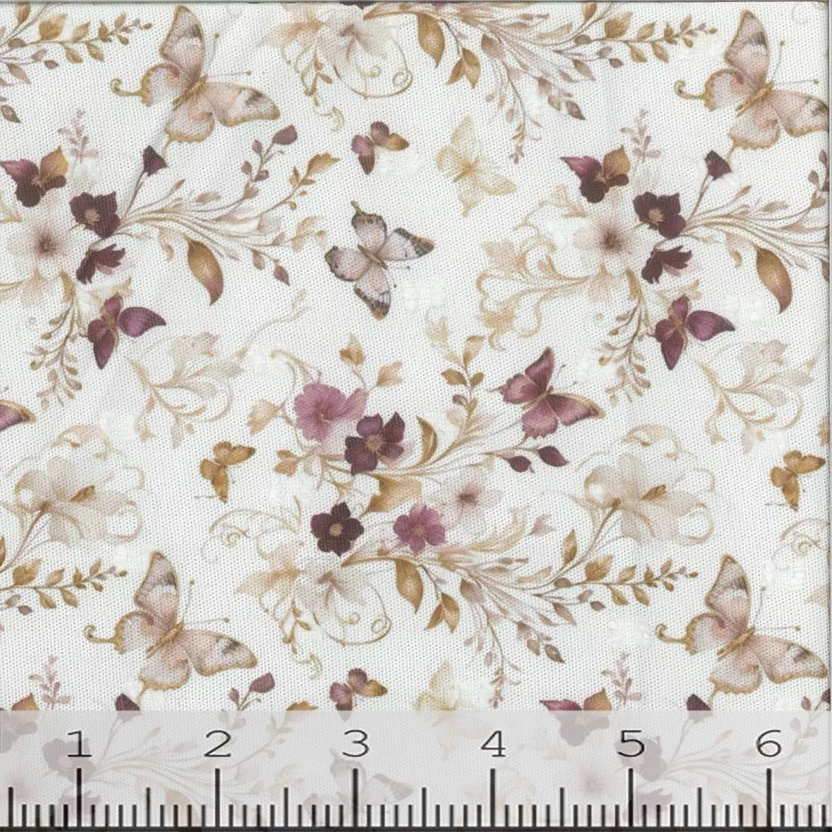 swiss-dot-butterfly-meadow-print-polyester-fabric-00022 Swiss Dot Butterfly Meadow Print Polyester Fabric 00022