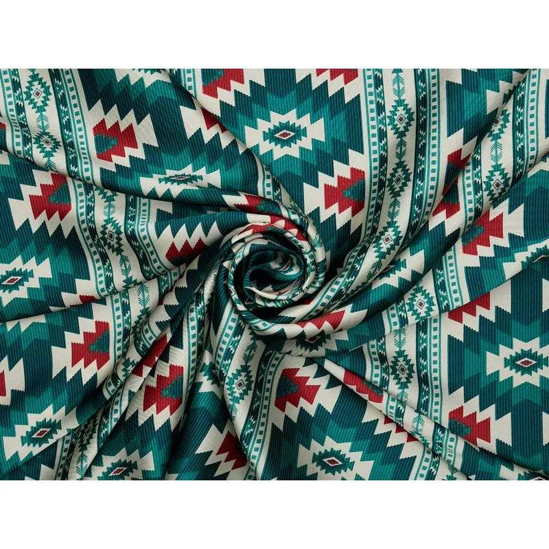 tikal-tribal-boho-charmeuse-satin-fabric-by-yard-monsar-exclusive-print – Tikal – Tribal boho charmeuse satin fabric by the yard -MonSar exclusive print
