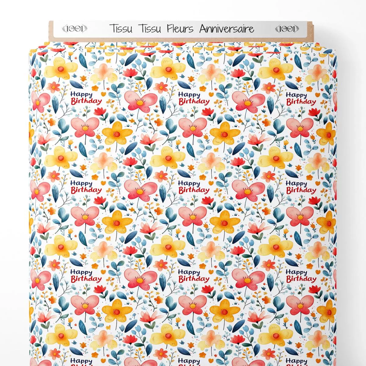 Tissu – Tissu Fleurs Anniversaire