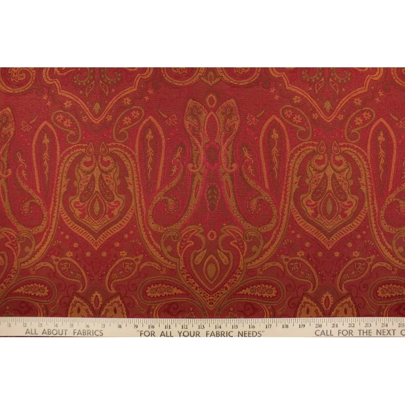 toasted-jacquard-fabric-in-crimson Toasted Jacquard Fabric in Crimson