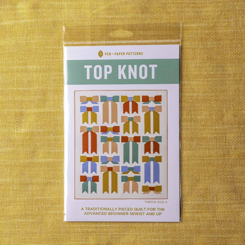 Top Knot Paper Patter by Pen + Paper