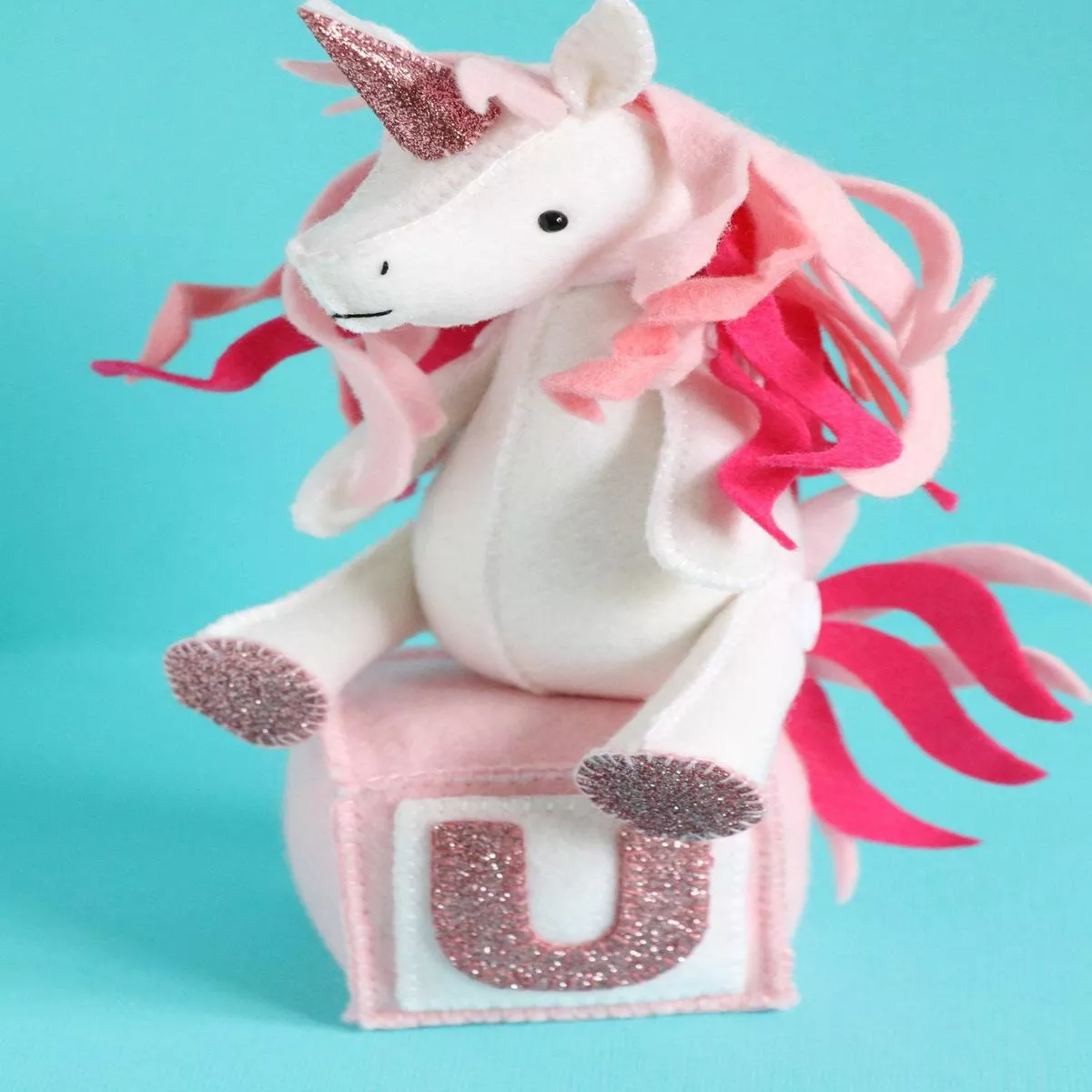 U is for Unicorn: Unicorn PDF sewing pattern
