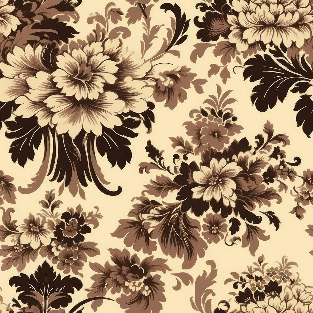 vintage-beige-damask-pattern-7-fabric Vintage Beige Damask Pattern #7 Fabric