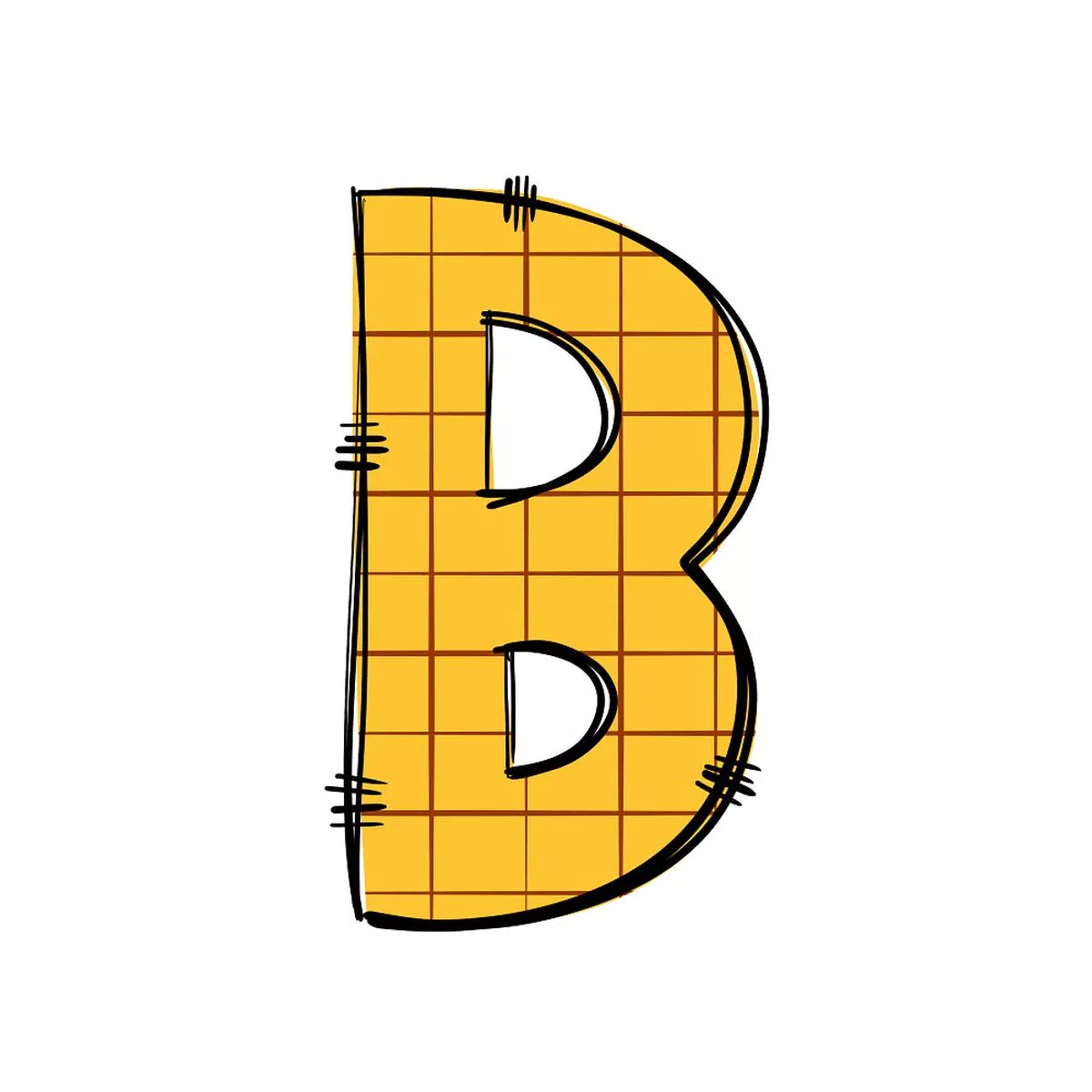 Western Cowboy ”B” Plaid Fabric Panel