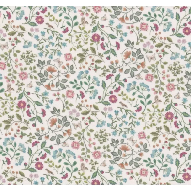 Woodland Heart-Cream Multi-Hexie